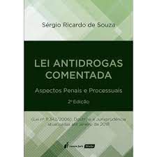 Livro Lei Antidrogas Comentada Autor Souza, Sérgio Ricardo de (2018) [seminovo]