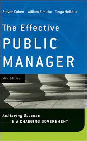 Livro The Effective Public Manager Autor Cohen, Steven (2008) [seminovo]