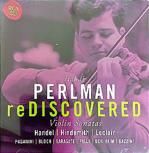 Cd Itzhak Perlman Rediscovered Violin Sonatas Interprete Itzhak Perlman (2004) [usado]