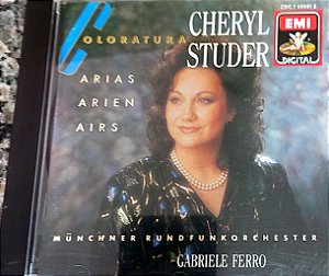 Cd Coloratura Arias - Cheryl Studer Interprete Cheryl Studer e Outros (1990) [usado]