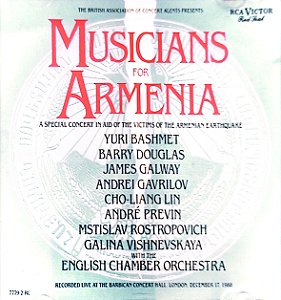 Cd Musicians For Armenia Interprete Vários Artistas (1989) [usado]