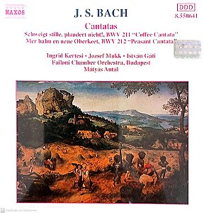 Cd J.s.bach - Cantatas Interprete Ingrid Kertesi, Jozsef Mukk e Outros (1992) [usado]