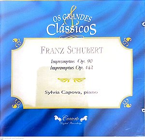 Cd Franz Schubert - os Grandes Clássicos Interprete Sylvia Capova (1994) [usado]