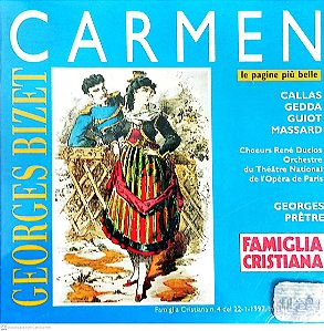 Cd Bizet Carmen - Le Pagine Piu Belle Interprete Orchestre Du Theatre National de Opera de Paris (1964) [usado]