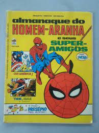 Gibi Almanaque do Homem-aranha e seus Super-amigos para 1976 Autor (1975) [usado]