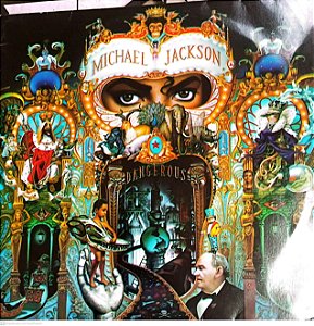 Disco de Vinil Michael Jackson - Dangerous Albuim com Dois Vinis Interprete Michael Jackson (1991) [usado]