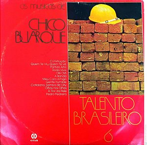 Disco de Vinil Chico Buarque - as Músicas de Chico Buarque Interprete Chico Buarque (1978) [usado]