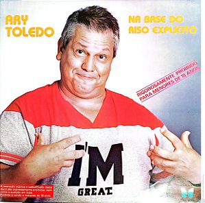 Disco de Vinil Ary Toledo - na Base do Riso Explícito Interprete Ary Toledo (1985) [usado]
