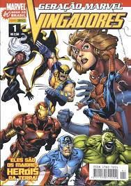 Gibi Geração Marvel - Vingadores #1 Formatinho Autor (2007) [usado]