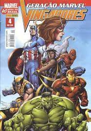 Gibi Geração Marvel - Vingadores #4 Formatinho Autor (2007) [usado]