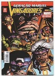 Gibi Geração Marvel - Vingadores #9 Formatinho Autor (2007) [usado]