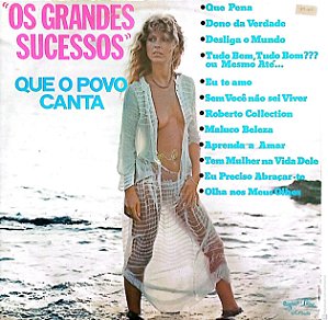 Disco de Vinil os Grandes Sucessos que o Povo Canta Interprete Varios (1978) [usado]