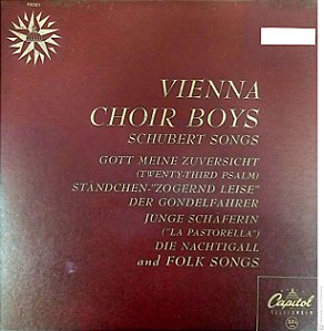 Disco de Vinil Vienna Choir Boys Interprete Folk Songs / Schubert Songs [usado]