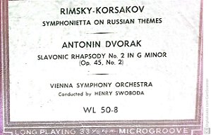 Disco de Vinil Rimsky - Korvsakov Interprete Antonin Dvorak /vienna Symphony Orchestra [usado]