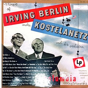Disco de Vinil Music Of Irving Berlin Interprete André Kostalanetz And His Orchestra [usado]