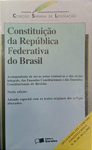 Livro Constituição da República Federativa do Brasil Autor Vários Autores (2002) [usado]