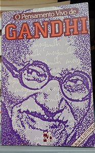 Livro Gandhi - o Pensamento Vivo de Autor Carvalho, Eide M. Murta (1985) [usado]