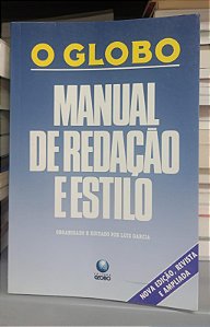 Livro Manual de Redaçao e Estilo Autor Garcia, Luiz (2003) [seminovo]