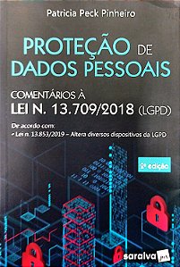 Livro Proteção de Dados Pessoais Autor Pinheiro, Patricia Peck (2020) [seminovo]