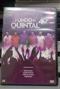 Dvd Fundo de Quintal - 40 Anos no Circo Voador Editora Karla Sabah [usado]