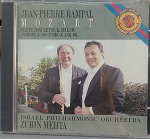 Cd Mozart: Flute Concertos Interprete Jean-pierre Rampal, Zubin Mehta (1988) [usado]