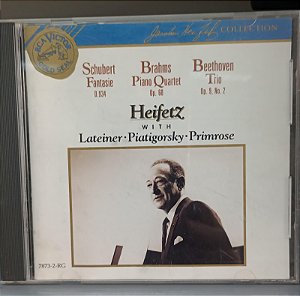 Cd Schubert / Brahms / Beethoven Interprete Vários (1989) [usado]