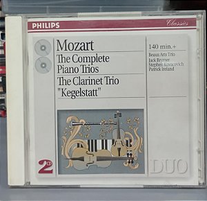 Cd Mozart - The Complete Piano Trios Interprete Vários (1995) [usado]