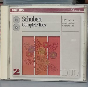 Cd Schubert - Complete Trios Interprete Vários (1993) [usado]