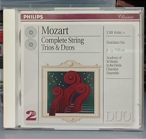 Cd Mozart - Complete String Trios & Duos Interprete Vários (1996) [usado]