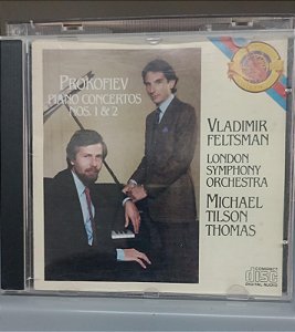 Cd Prokofiev: Piano Concertos Nos. 1 & 2 Interprete Vladimir Feltsman, London Symphony Orchestra e Michael Tilson Thomas (1989) [usado]