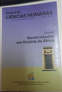 Livro Revista de Ciências Humanas Vol.14 N. 2 - Dossiê Novos Estudos em História da África Autor Desconhecido (2001) [usado]