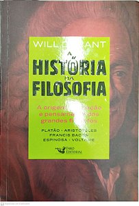 Livro a História da Filosofia 1 Autor Durant, Will (2021) [seminovo]