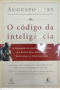 Livro o Código da Inteligência Autor Cury, Augusto (2008) [seminovo]