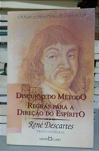 Livro Regras para a Direção do Espírito Autor Descartes, René (2005) [usado]