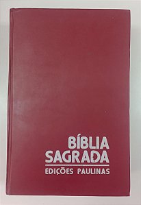 Livro Bíblia Sagrada - Pe. Matos Soares 9° Ed. de 1981 Autor Soares, Matos (1981) [usado]