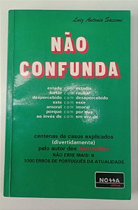 Livro Não Confunda Autor Sacconi, Luiz Antonio (2000) [usado]