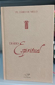 Livro Diário Espiritual Autor Melo, Fábio de (2009) [seminovo]