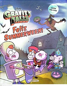 Livro Feliz Summerween!/a Loja de Conveniência... do Horror! - Gravity Falls (edição Vira-vira!) Autor Desconhecido (2019) [seminovo]