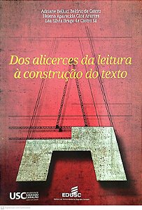 Livro dos Alicerces da Leitura À Construção do Texto Autor Castro, Adriane Belluci Belório de (2013) [seminovo]