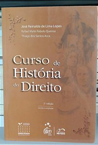 Livro Curso de História do Direito Autor Vários (2009) [seminovo]