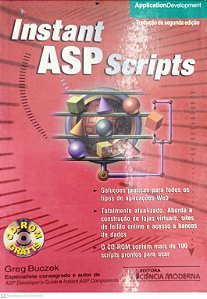 Livro Instant Asp Scripts Autor Buczek, Greg (2001) [usado]