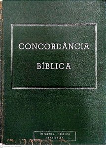 Livro Concordância Bíblica Autor Vários (1954) [usado]