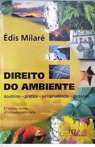 Livro Direito do Ambiente Autor Milaré, Édis (2001) [seminovo]