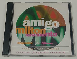 Cd Amigo Milton Nascimento Interprete Orquestra Jazz Sinfônica (1995) [usado]