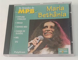 Cd Maria Bethânia - os Grandes da Mpb Interprete Maria Bethânia (1996) [usado]