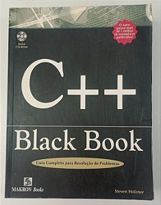 Livro C++ Black Book: Guia Completo para Resolução de Problemas Autor Holzner, Steven (2002) [usado]