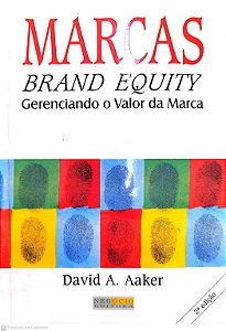 Livro Marcas Autor Aaker, David A. (1998) [seminovo]