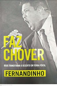Livro Faz Chover Autor Fernandinho (2014) [seminovo]