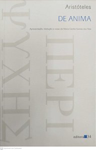 Livro de Anima Autor Aristóteles (2012) [seminovo]