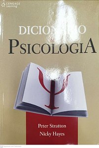 Livro Dicionário de Psicologia Autor Stratton, Peter (2011) [seminovo]